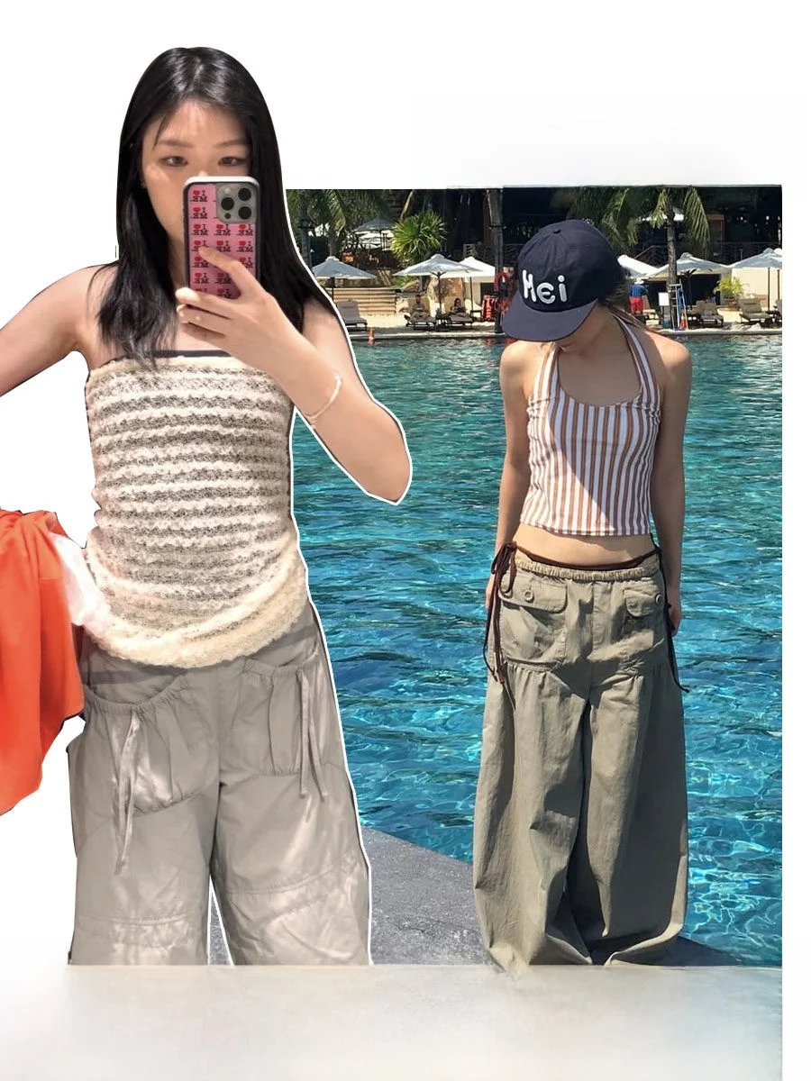 Hanna Casual Wide Leg Pants Women Loose Small Size Workwear Thin Spring Summer Color Pockets Natural Waist Elastic
Hanna Casual Wide Leg Pants Women Loose Small Size Workwear Thin Spring Summer Color Pockets Natural Waist Elastic