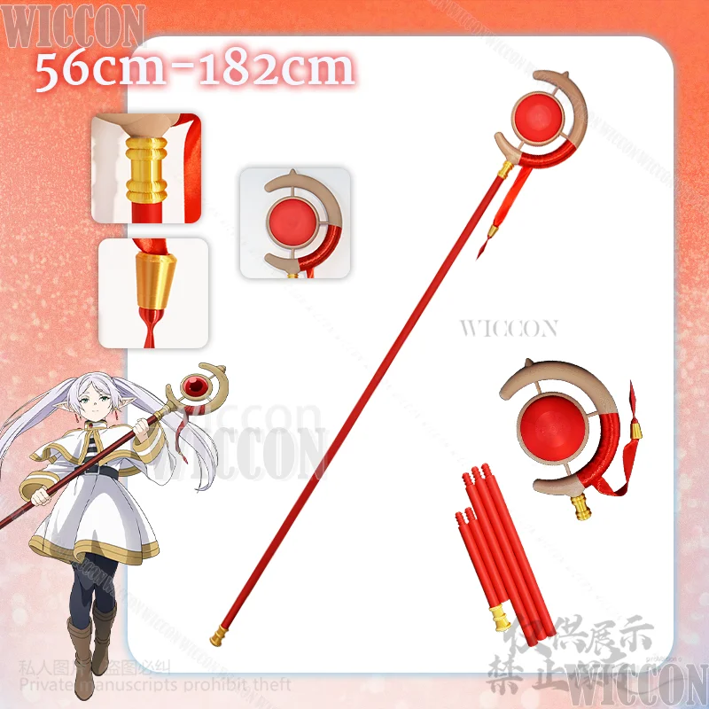 Anime Frieren Beyond Journey's Frieren Cosplay 3D Magic Wand Frieren Prop Magic Red Walking Stick Comic Con Cos Girl Customized
Anime Frieren Beyond Journey's Frieren Cosplay 3D Magic Wand Frieren Prop Magic Red Walking Stick Comic Con Cos Girl Customized