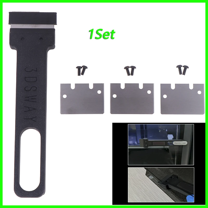 3D Printer Replacement Knife Tip For Glass Scraper Practical Cutter For Lab Cooktop Scrapers For X1c X1 P1p P1s Accessories
3D Printer Replacement Knife Tip For Glass Scraper Practical Cutter For Lab Cooktop Scrapers For X1c X1 P1p P1s Accessories