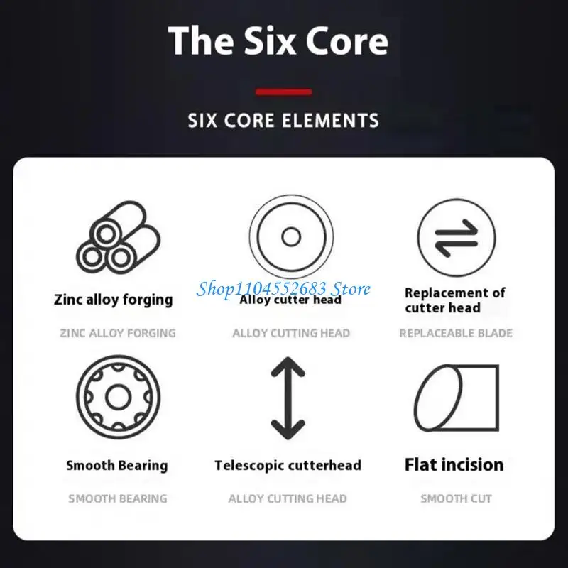 Y6GD Профессиональный металлический режущий инструмент Регулируемый 3-22 мм из нержавеющей стали.
Y6GD Профессиональный металлический режущий инструмент Регулируемый 3-22 мм из нержавеющей стали.