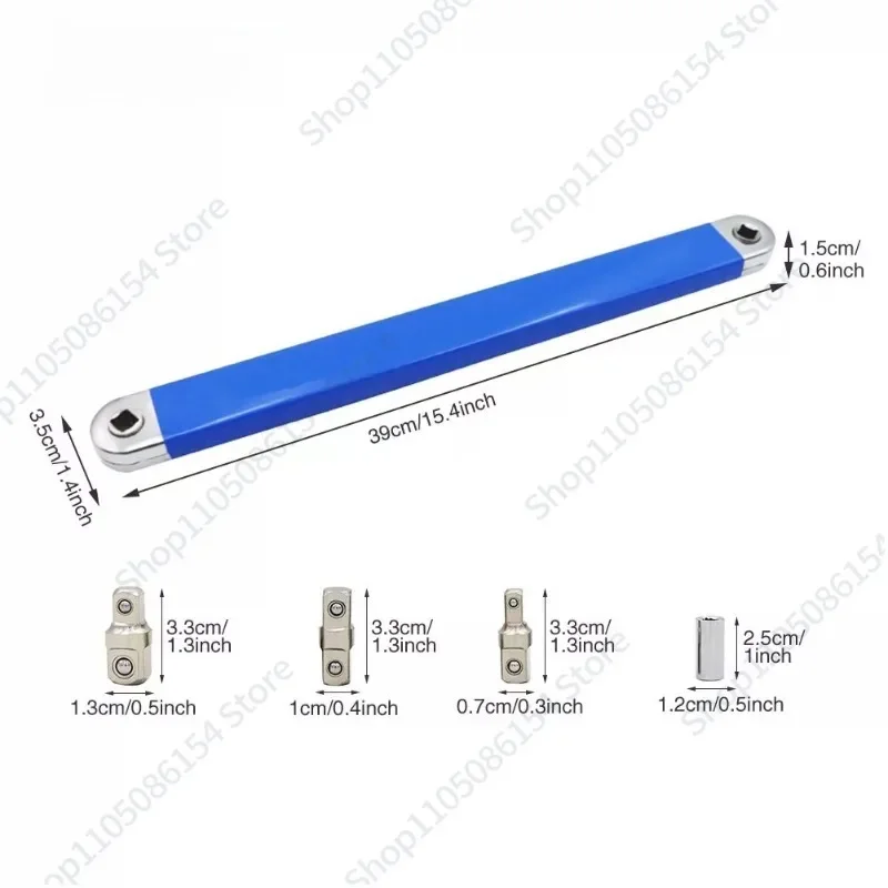 Multifunctional ratchet extension Universal wrench Dual-purpose quick sleeve Universal lengthening Full set of two-in-one
Multifunctional ratchet extension Universal wrench Dual-purpose quick sleeve Universal lengthening Full set of two-in-one