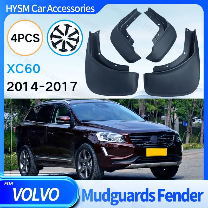 For Volvo XC60 2014-2017 Mudguards For Fender Flaps 4 Piece Black Automotive Exterior Parts Upgrade For Protection
For Volvo XC60 2014-2017 Mudguards For Fender Flaps 4 Piece Black Automotive Exterior Parts Upgrade For Protection