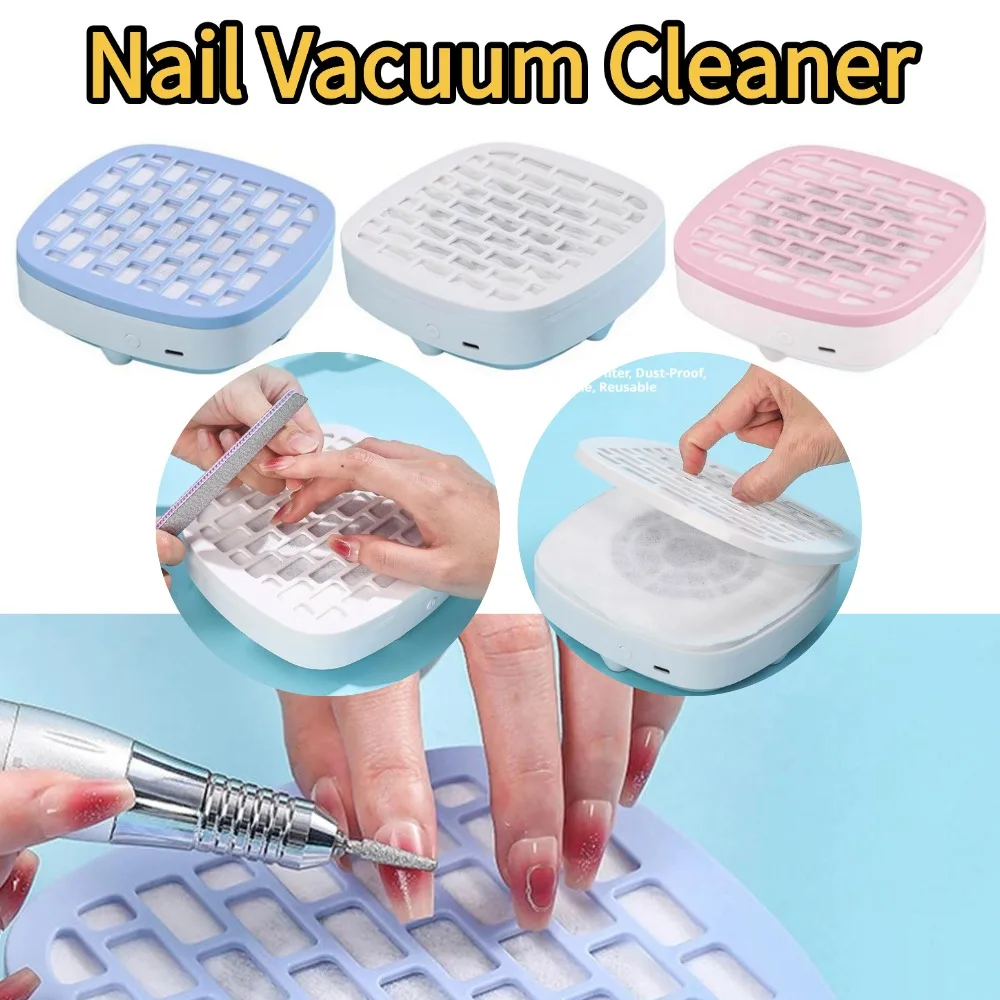 Nail Vacuum Cleaner Mini Dust Collector Rechargeable Powerful Suction Manicure Extractor with Filter for Nail Art Dust Collector
Nail Vacuum Cleaner Mini Dust Collector Rechargeable Powerful Suction Manicure Extractor with Filter for Nail Art Dust Collector