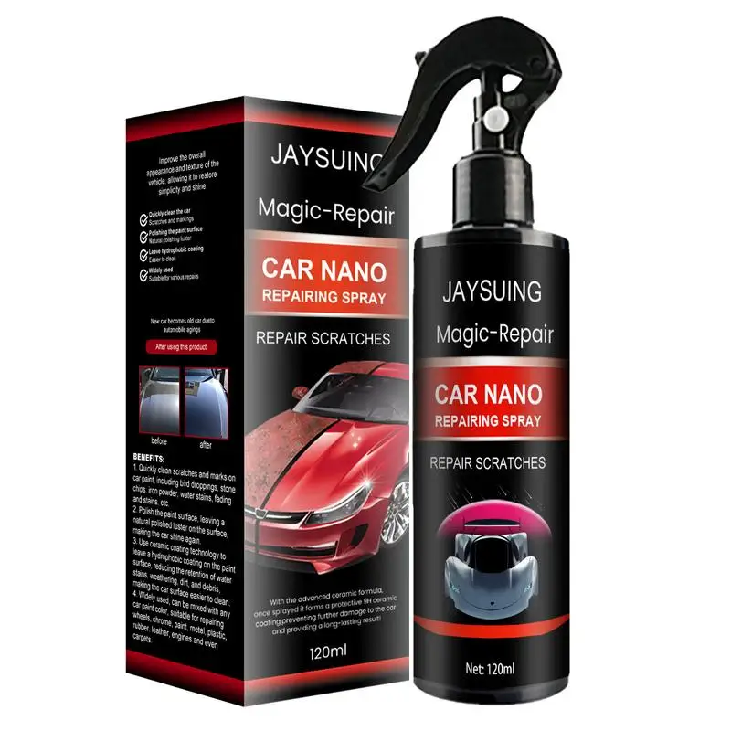 Car Polish Spray 120ml Ceramic Coating 3-in-1 Top Coat Paint Sealant Spary Professional Car Body Repair Spray Protective Super H
Car Polish Spray 120ml Ceramic Coating 3-in-1 Top Coat Paint Sealant Spary Professional Car Body Repair Spray Protective Super H
