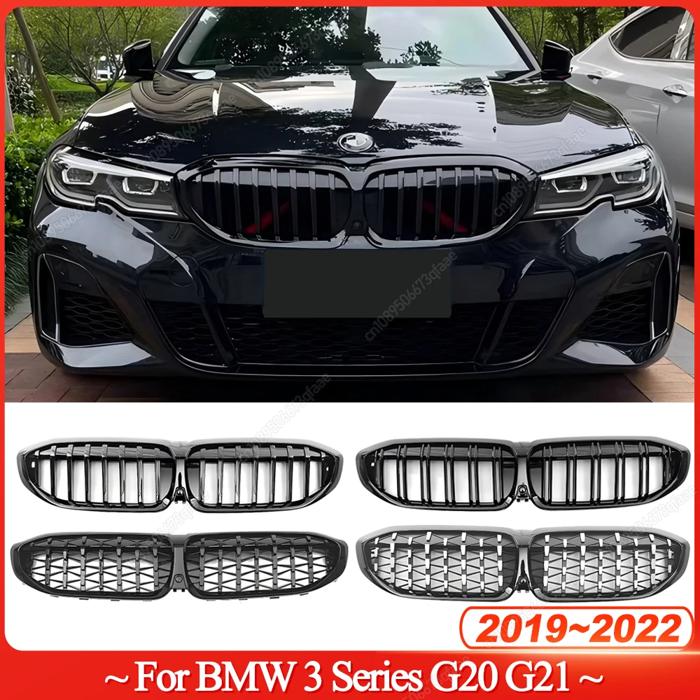 Решетка переднего бампера автомобиля для BMW 3 серии G20 G21 318i 320i 330i M340i 330d 2019-2022 Pre-LCI глянцевый черный ABS обвесы тюнинг
Решетка переднего бампера автомобиля для BMW 3 серии G20 G21 318i 320i 330i M340i 330d 2019-2022 Pre-LCI глянцевый черный ABS обвесы тюнинг