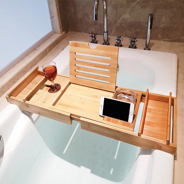 Bamboo Bathtub Rack Storage Rack Mobile Phone Holder Bathroom Retractable Bathroom Storage Rack
Bamboo Bathtub Rack Storage Rack Mobile Phone Holder Bathroom Retractable Bathroom Storage Rack