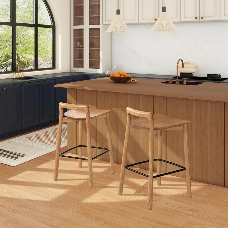 Sven 26.5" Modern Minimalist Counter Stool Natural Blonde Ash Wood
Sven 26.5" Modern Minimalist Counter Stool Natural Blonde Ash Wood