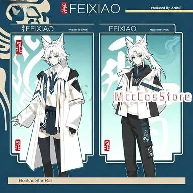 New Honkai:Star Rail Feixiao Fanmade Doujin Clothes Set Long Sleeve Sweatshirt Wind Breaker Skirt Girl Gift Cosplay Outfit
New Honkai:Star Rail Feixiao Fanmade Doujin Clothes Set Long Sleeve Sweatshirt Wind Breaker Skirt Girl Gift Cosplay Outfit