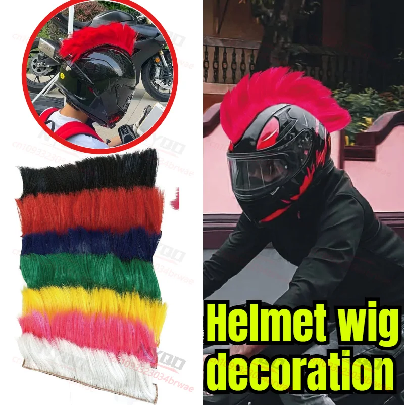Motorcycle Helmet Decoration Wig, Men's and Women's Cockscomb Head, Funny Activity Props, Headwear, Motorcycle Helmet Decoration
Motorcycle Helmet Decoration Wig, Men's and Women's Cockscomb Head, Funny Activity Props, Headwear, Motorcycle Helmet Decoration