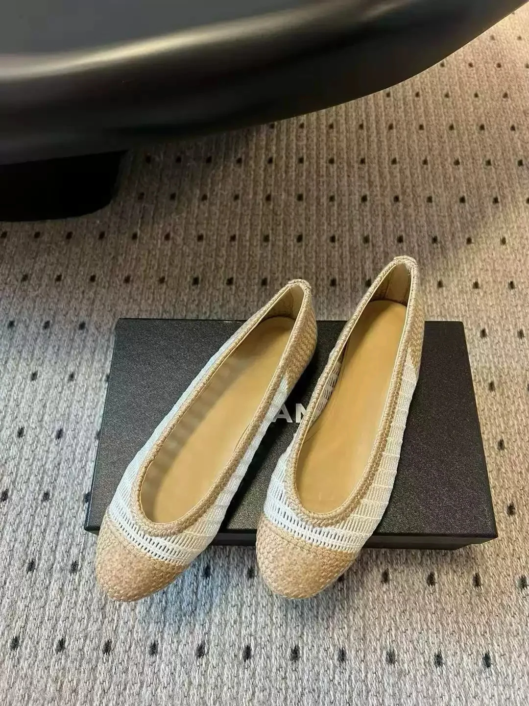 Women's Woven Stripe Round Toe Ballet Flats Classic Cap Toe Slip-On Casual Shoes Comfortable Lightweight Flat Loafers Elegant
Women's Woven Stripe Round Toe Ballet Flats Classic Cap Toe Slip-On Casual Shoes Comfortable Lightweight Flat Loafers Elegant