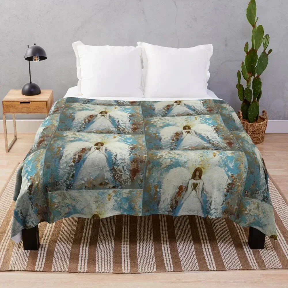 Healing Angel Throw Blanket Cozy Microfiber Throw Blanket for Home Bedroom
Healing Angel Throw Blanket Cozy Microfiber Throw Blanket for Home Bedroom