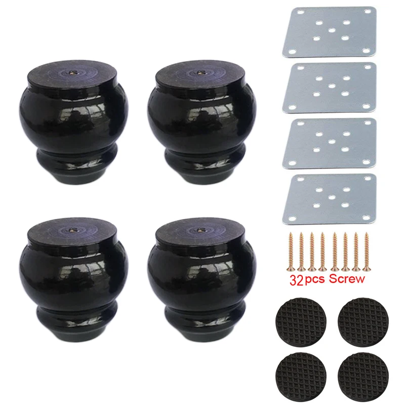 4Pcs 8cm Height Solid Wooden Gourd Shaped Furniture feet Sofa Bench Chair Closet Cabinet legs Couch Dresser Armchair feet
4Pcs 8cm Height Solid Wooden Gourd Shaped Furniture feet Sofa Bench Chair Closet Cabinet legs Couch Dresser Armchair feet
