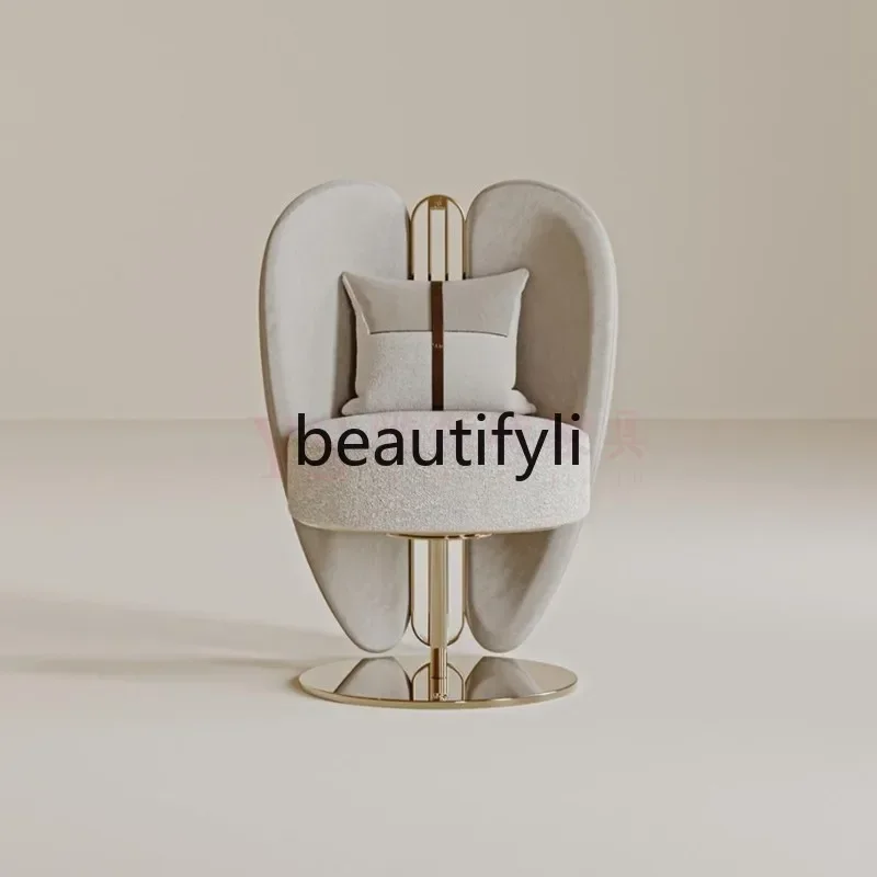 Asmt59 Nordic simple luxury fashion art metal studio club beauty shop leisure chair soft sofa
Asmt59 Nordic simple luxury fashion art metal studio club beauty shop leisure chair soft sofa