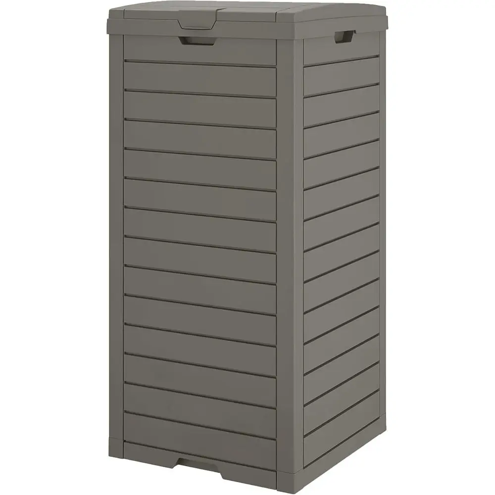 31 Gallon Outdoor Trash Can with Tiered Lid, Drip Tray, Waterproof Resin for Patio, Garden, Deck
31 Gallon Outdoor Trash Can with Tiered Lid, Drip Tray, Waterproof Resin for Patio, Garden, Deck