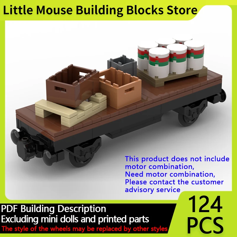 City Car Model MOC Building Bricks Railway Train Freight Wagon Modular Technology Gifts Holiday Assemble Children Toys Suit
City Car Model MOC Building Bricks Railway Train Freight Wagon Modular Technology Gifts Holiday Assemble Children Toys Suit