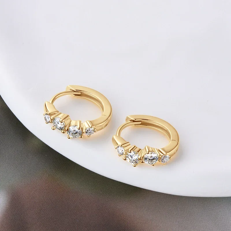 0.52cttw D VVS1 Moissanite Hoop Earrings For Women GRA Certified S925 Silver Irregular Diamond Earrings Original Jewelry
0.52cttw D VVS1 Moissanite Hoop Earrings For Women GRA Certified S925 Silver Irregular Diamond Earrings Original Jewelry