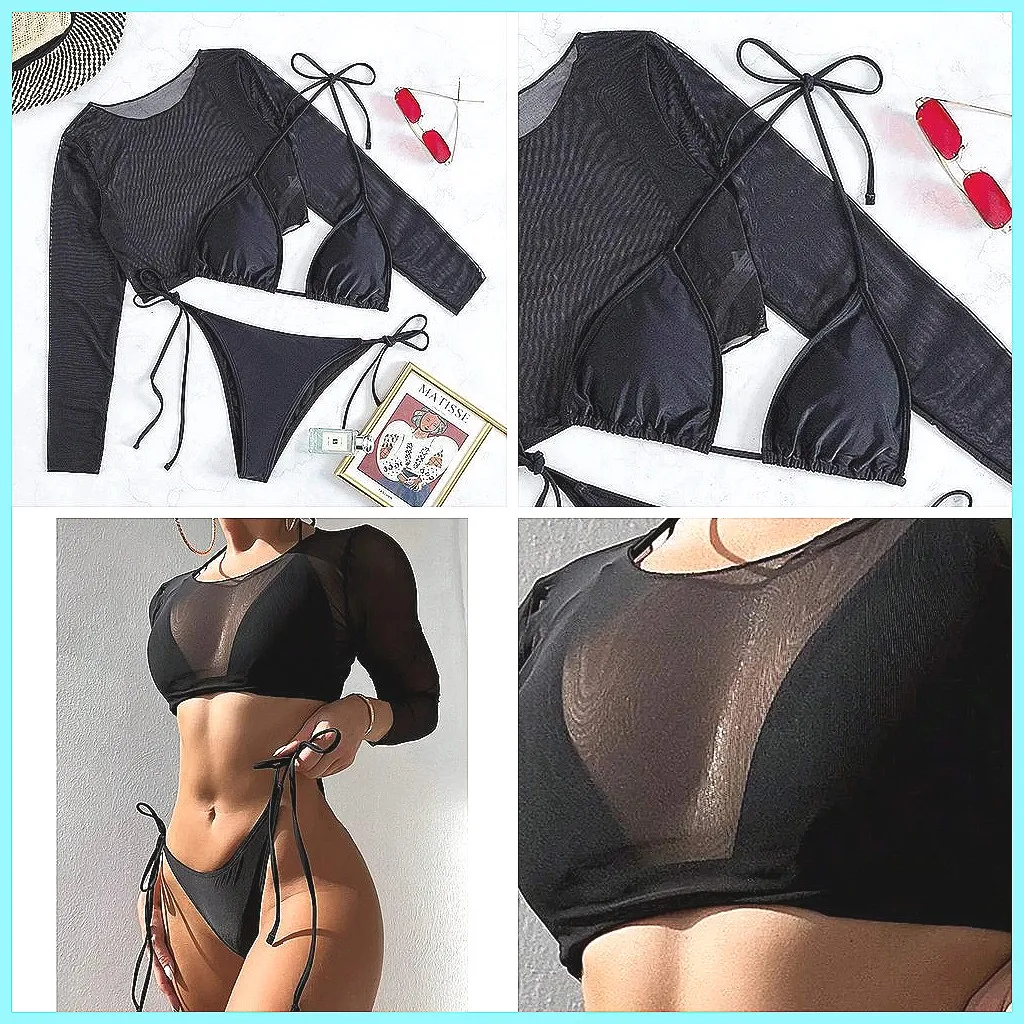2026 Sexy Brazilian Bikini Set for Women - 3 Piece Swimwear, Beach & Pool Bathing Suits
2026 Sexy Brazilian Bikini Set for Women - 3 Piece Swimwear, Beach & Pool Bathing Suits