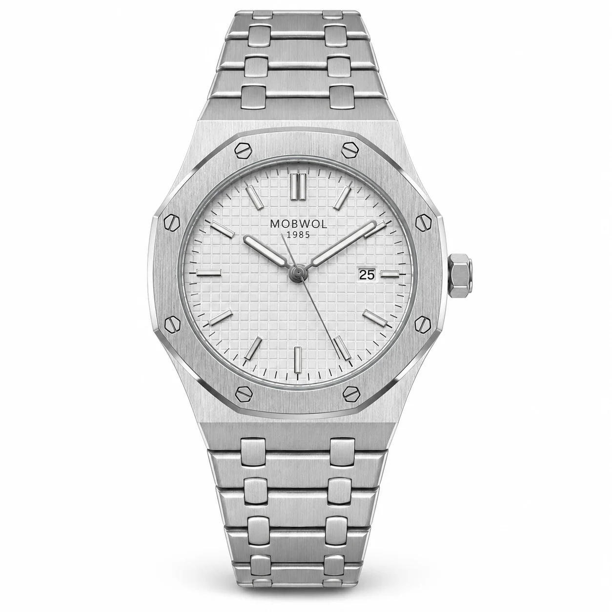 Fashion Luxury MOBWOL Men Quartz Watch Stainless Steel Waterproof Luminous Date Business Dress Wristwatch
Fashion Luxury MOBWOL Men Quartz Watch Stainless Steel Waterproof Luminous Date Business Dress Wristwatch