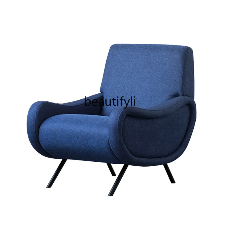 Nordic single fabric sofa, bedroom leisure sofa creative personality fashion armchair
Nordic single fabric sofa, bedroom leisure sofa creative personality fashion armchair