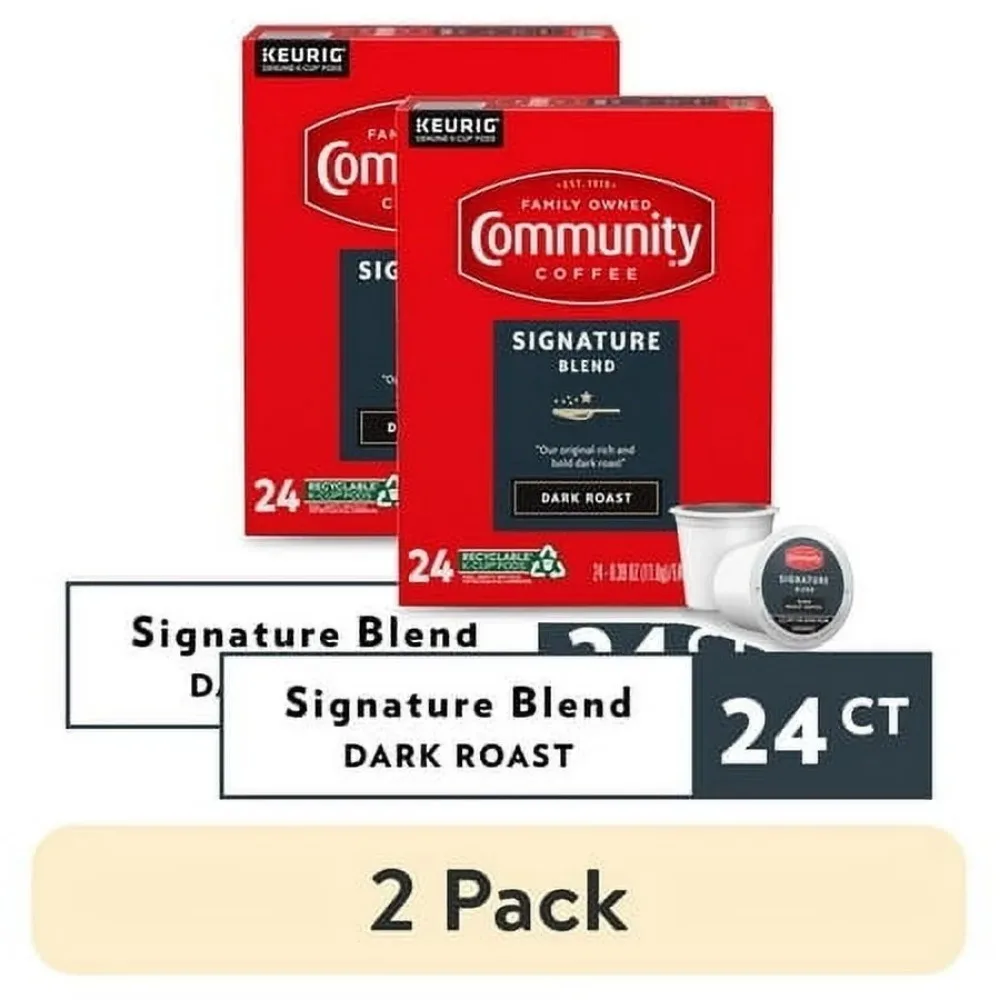 (2 упаковки) Signature Blend Dark Roast 24-каратные капсулы Keurig K-Cup на одну порцию
(2 упаковки) Signature Blend Dark Roast 24-каратные капсулы Keurig K-Cup на одну порцию
