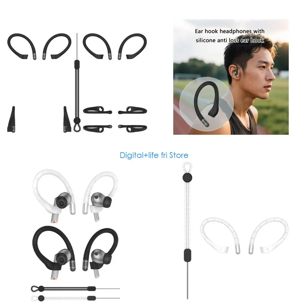 E06D Adjustable Ear Stabilizers Seamlessly Integration With Premium Earbuds Sweat Resistant For Commuting Fitness Enthusiasts
E06D Adjustable Ear Stabilizers Seamlessly Integration With Premium Earbuds Sweat Resistant For Commuting Fitness Enthusiasts