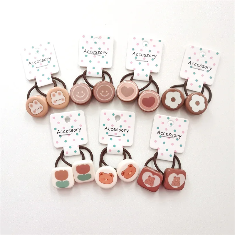 2pcs Children's Headwear Student Hair Ties Beige Hair Rings Girls' Rubber Bands Hair Ropes Women's Accessories Loop Jewelry
2pcs Children's Headwear Student Hair Ties Beige Hair Rings Girls' Rubber Bands Hair Ropes Women's Accessories Loop Jewelry