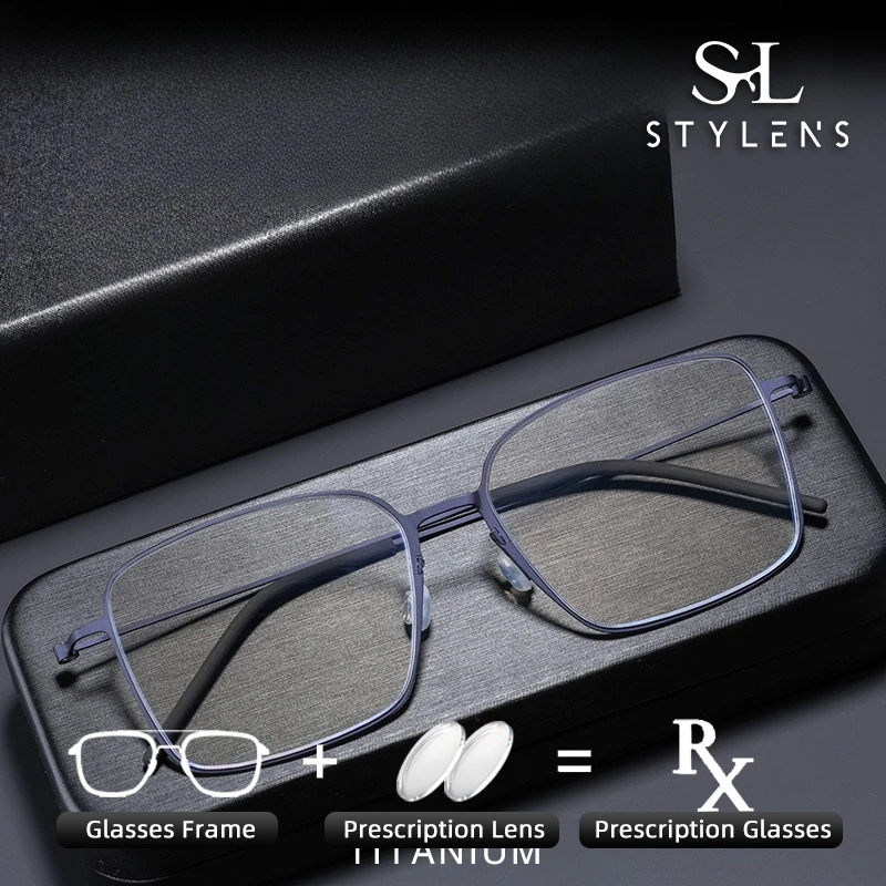 STYLENS Business Сверхлегкий дизайн, фотохромные очки из чистого титана, мужские квадратные очки с защитой от синего луча, настройка по рецепту 5535
STYLENS Business Сверхлегкий дизайн, фотохромные очки из чистого титана, мужские квадратные очки с защитой от синего луча, настройка по рецепту 5535