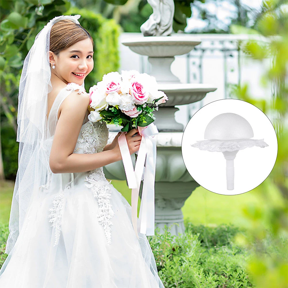 10 Hemispherical Supports White Lace Edges DIY Flower Bouquet Holder Bridal Bouquet Wedding Floral Holder Materials 10cm Size
10 Hemispherical Supports White Lace Edges DIY Flower Bouquet Holder Bridal Bouquet Wedding Floral Holder Materials 10cm Size