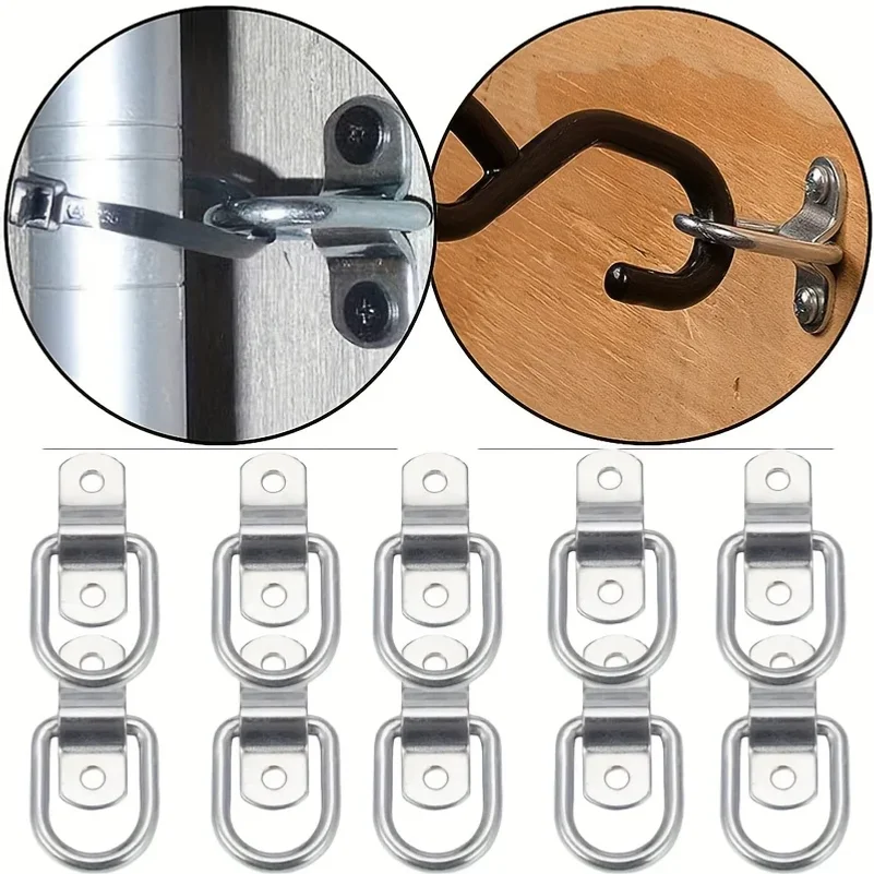 10pcs Heavy-Duty D-Ring Tie down Anchor Rings 1200lbs Capacity Corrosion-Resistant Left Side Truck Load Mounting Plate
10pcs Heavy-Duty D-Ring Tie down Anchor Rings 1200lbs Capacity Corrosion-Resistant Left Side Truck Load Mounting Plate