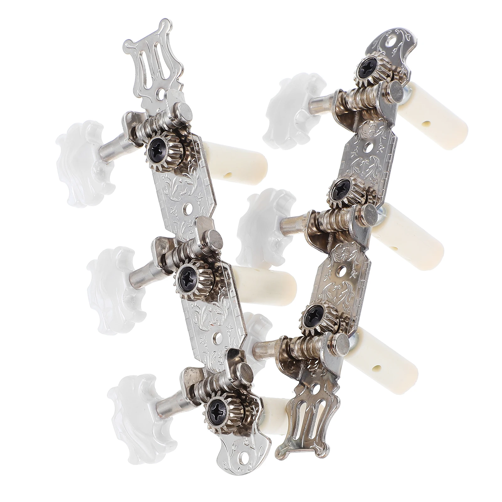 Classical Guitar Tuners 3Left 3Right Acoustic Knob Open Machine Head Peg Plastic Bass Tuning Pegs Wide Compatibility Guitar
Classical Guitar Tuners 3Left 3Right Acoustic Knob Open Machine Head Peg Plastic Bass Tuning Pegs Wide Compatibility Guitar