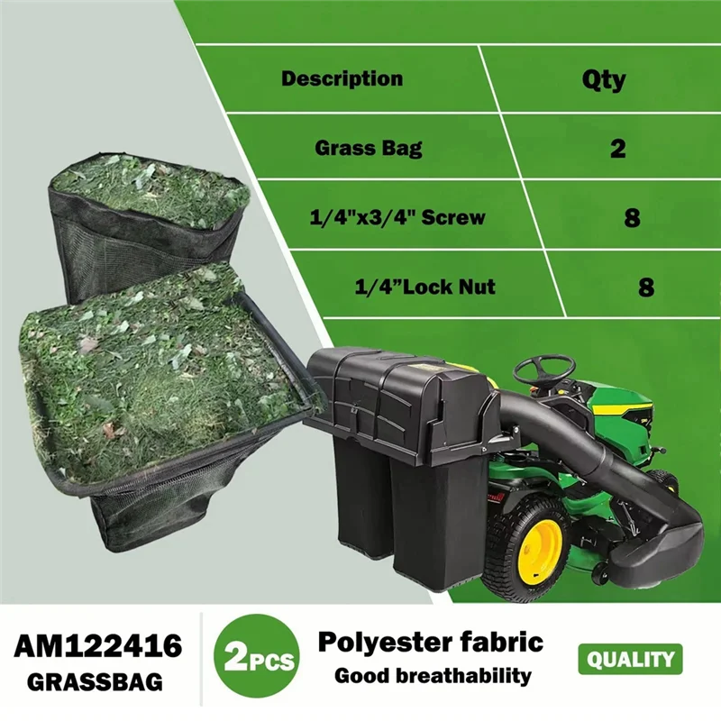 High Quality-AM122416 2PCS/Set Lawnmower Grass Bag Replace For John Deere AM101602 Grass Bags,AM122416 2PCS/Set Lawnmower Grass
High Quality-AM122416 2PCS/Set Lawnmower Grass Bag Replace For John Deere AM101602 Grass Bags,AM122416 2PCS/Set Lawnmower Grass