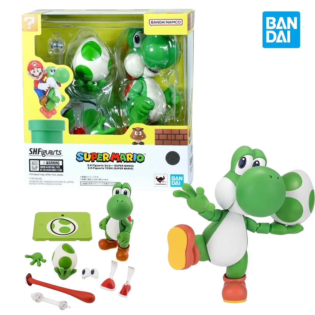 Original Bandai Super Mario Model Kit S.H.Figuarts Yoshi Anime Action Figure Collection Finished Model Toys Gifts
Original Bandai Super Mario Model Kit S.H.Figuarts Yoshi Anime Action Figure Collection Finished Model Toys Gifts