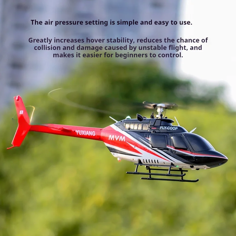 Huey F07/Bell F08 Simulation Electric RC Helicopter Remote Control Model Optical Flow Positioning Aerobatic Toy for Ages 14+
Huey F07/Bell F08 Simulation Electric RC Helicopter Remote Control Model Optical Flow Positioning Aerobatic Toy for Ages 14+