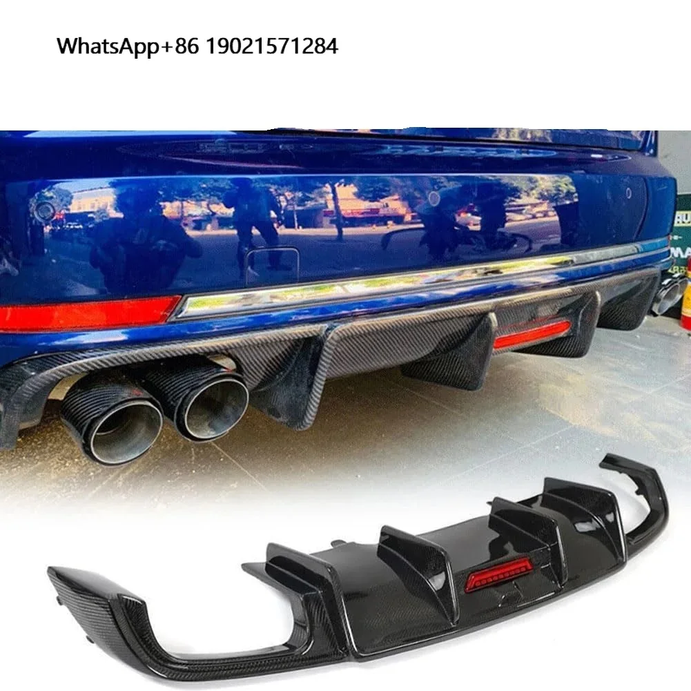 Fast Shipping A4 S line S4 B9 Sedan Carbon Fiber Rear Bumper Diffuser for A4 B9 S4 2017 2018 2019 Car Rear Diffuser bodykit
Fast Shipping A4 S line S4 B9 Sedan Carbon Fiber Rear Bumper Diffuser for A4 B9 S4 2017 2018 2019 Car Rear Diffuser bodykit