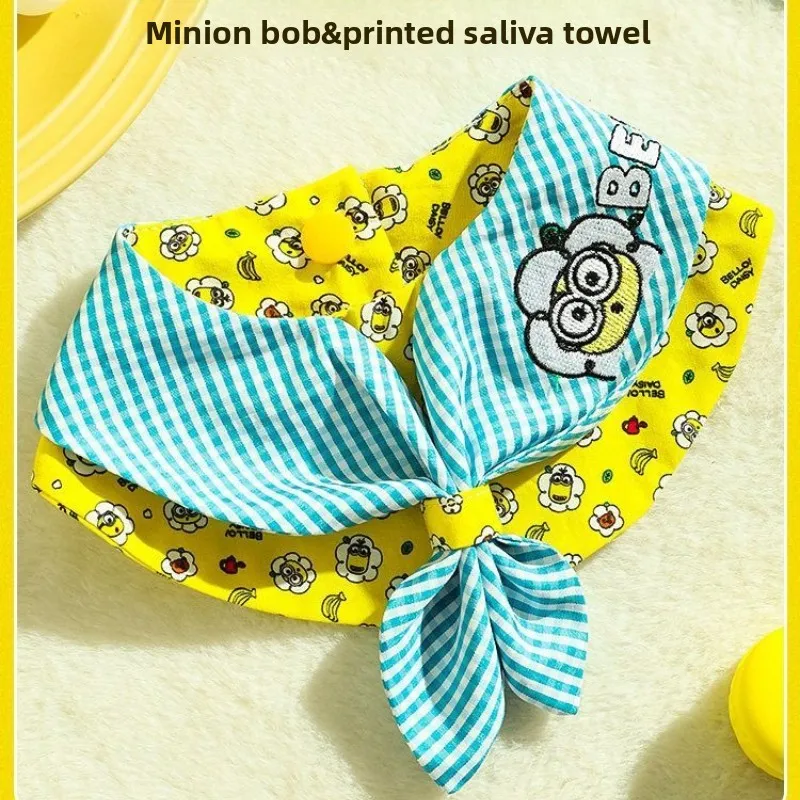 Minions anime merchandise cartoon cute pet printed bib kawaii cat dog neck ring scarf accessories pet supplies wholesale
Minions anime merchandise cartoon cute pet printed bib kawaii cat dog neck ring scarf accessories pet supplies wholesale