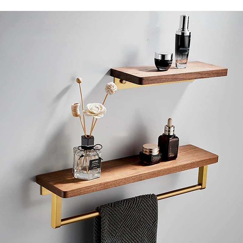 Bathroom Rack Wall-mounted Shower Room Toilet Wood Shelf with Towel Cosmetic Storage kitchen Multi-purpose
Bathroom Rack Wall-mounted Shower Room Toilet Wood Shelf with Towel Cosmetic Storage kitchen Multi-purpose