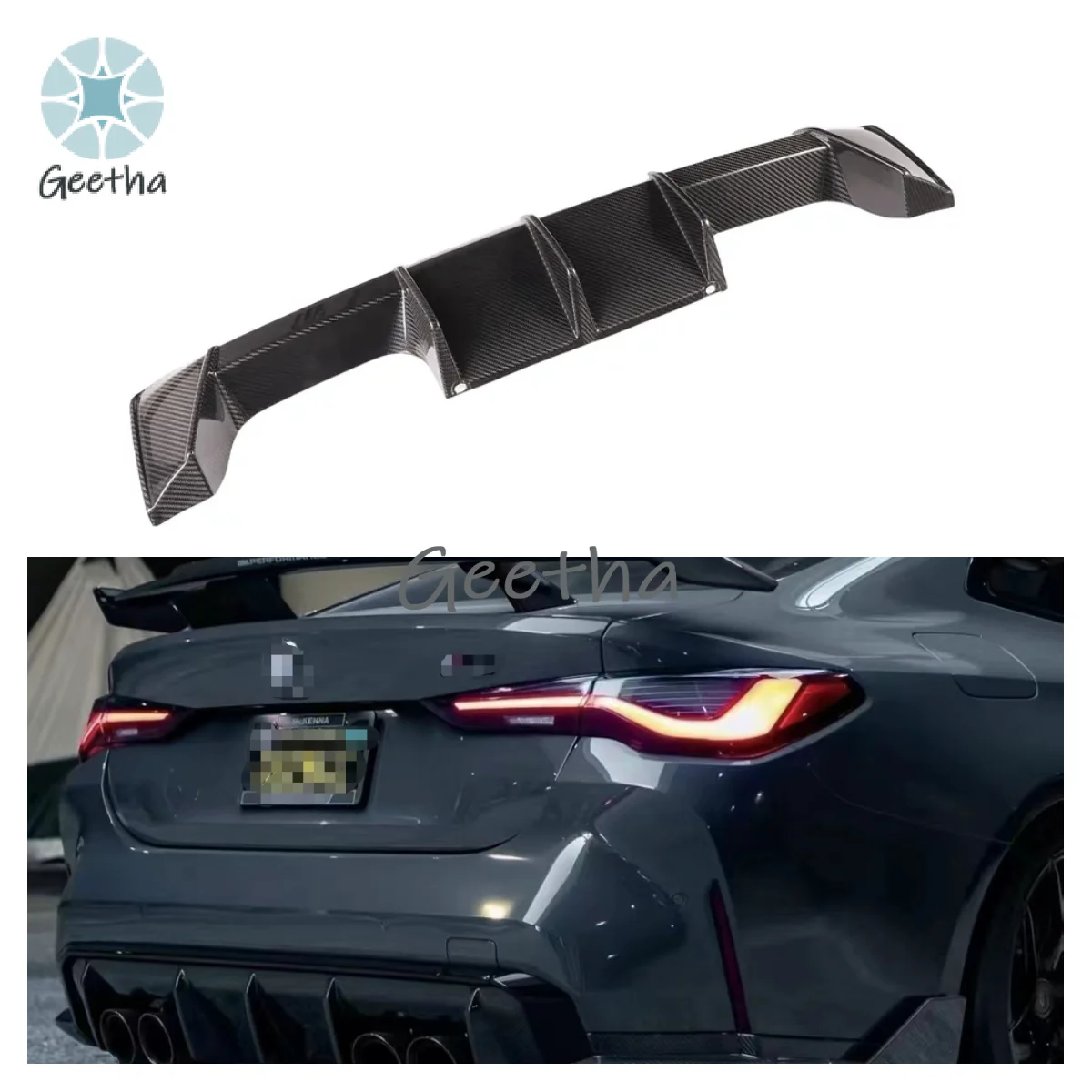 High Quality Dry Carbon Fiber Rear Bumper Lip for BMW G80 M3 G82 M4 MP Style Rear Lip Diffuser
High Quality Dry Carbon Fiber Rear Bumper Lip for BMW G80 M3 G82 M4 MP Style Rear Lip Diffuser