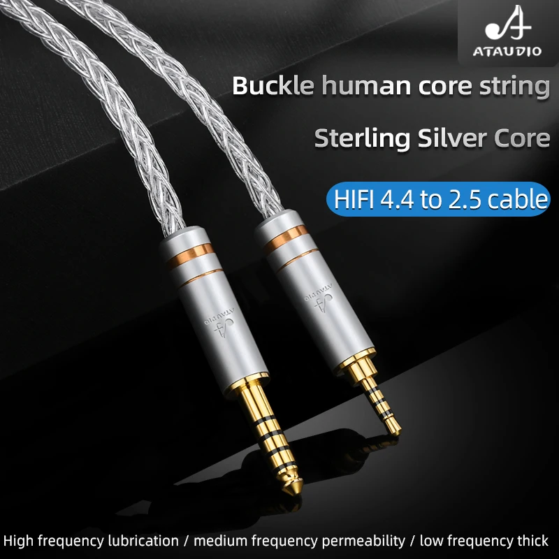 ATAUDIO 4.4mm 2.5MM Balanced Cable For Sennheiser- HD595 HD558 518 HD598 Cs SE SR HD599 HD569 579 headphones
ATAUDIO 4.4mm 2.5MM Balanced Cable For Sennheiser- HD595 HD558 518 HD598 Cs SE SR HD599 HD569 579 headphones