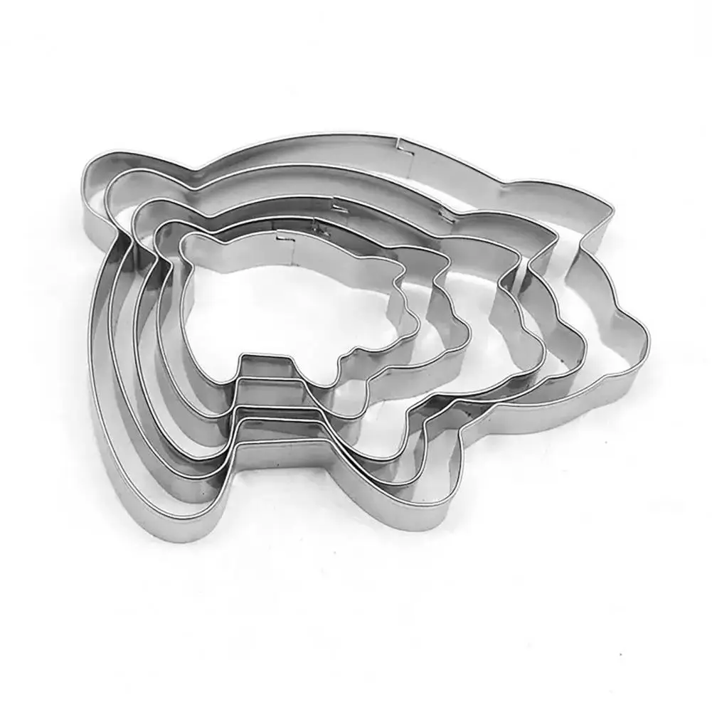 5Pcs/Set Stainless Steel Donut Cookie Cutter Double-Sided Baking Tool Embossed Donut Maker Sweet Bread Pastry Mold Kitchen Tool
5Pcs/Set Stainless Steel Donut Cookie Cutter Double-Sided Baking Tool Embossed Donut Maker Sweet Bread Pastry Mold Kitchen Tool