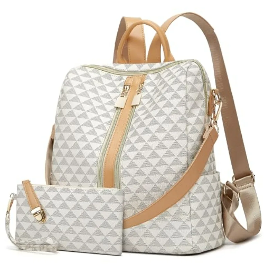 Backpack Purse for Women PU Leather Travel Satchel Handbag Convertible Design Bag with Purse 2 Pcs
Backpack Purse for Women PU Leather Travel Satchel Handbag Convertible Design Bag with Purse 2 Pcs