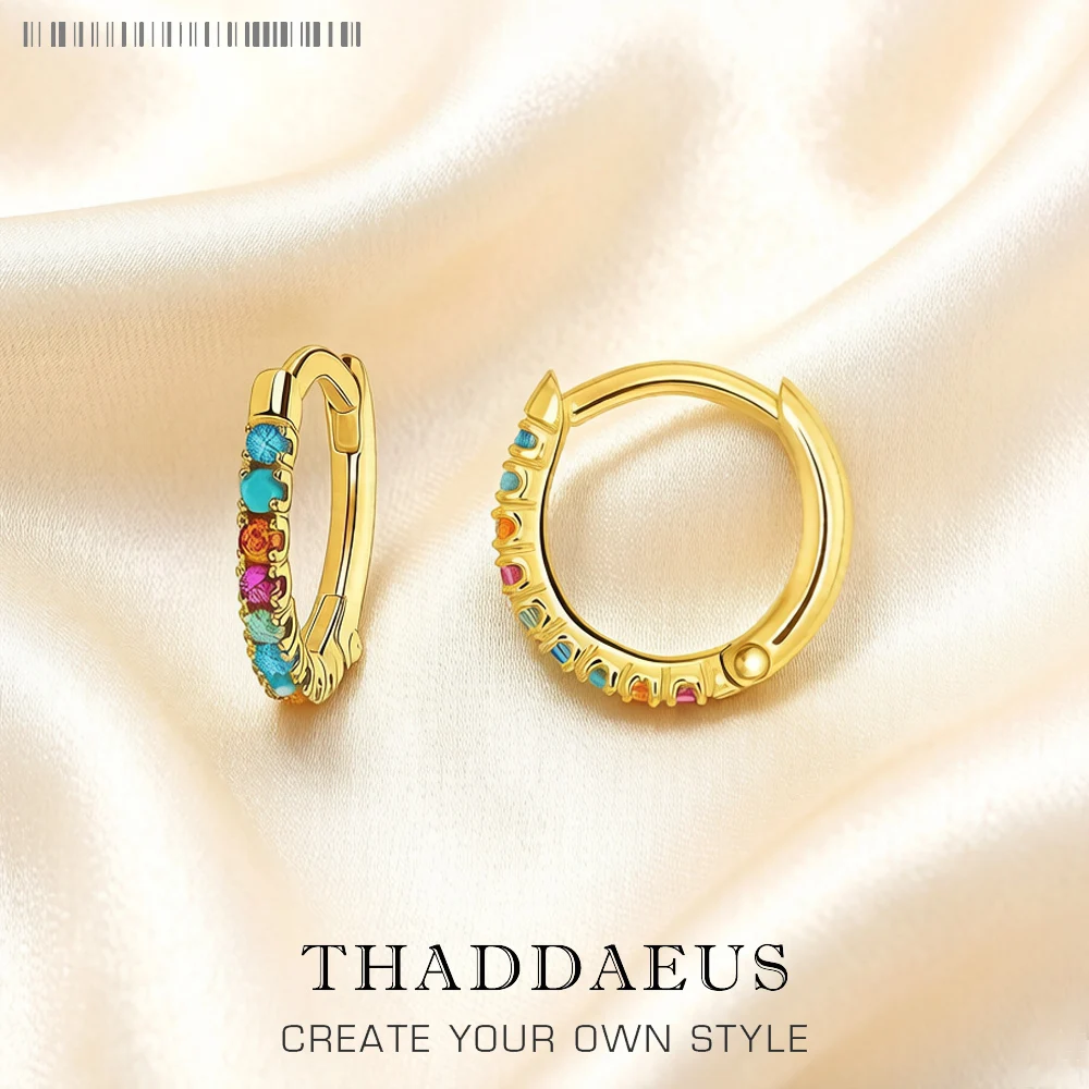 Colourful Stone Creole Gold Plated Hoop Earrings Europe Fine Jewerly For Women Bohemia Gift In Real 925 Sterling Silver
Colourful Stone Creole Gold Plated Hoop Earrings Europe Fine Jewerly For Women Bohemia Gift In Real 925 Sterling Silver