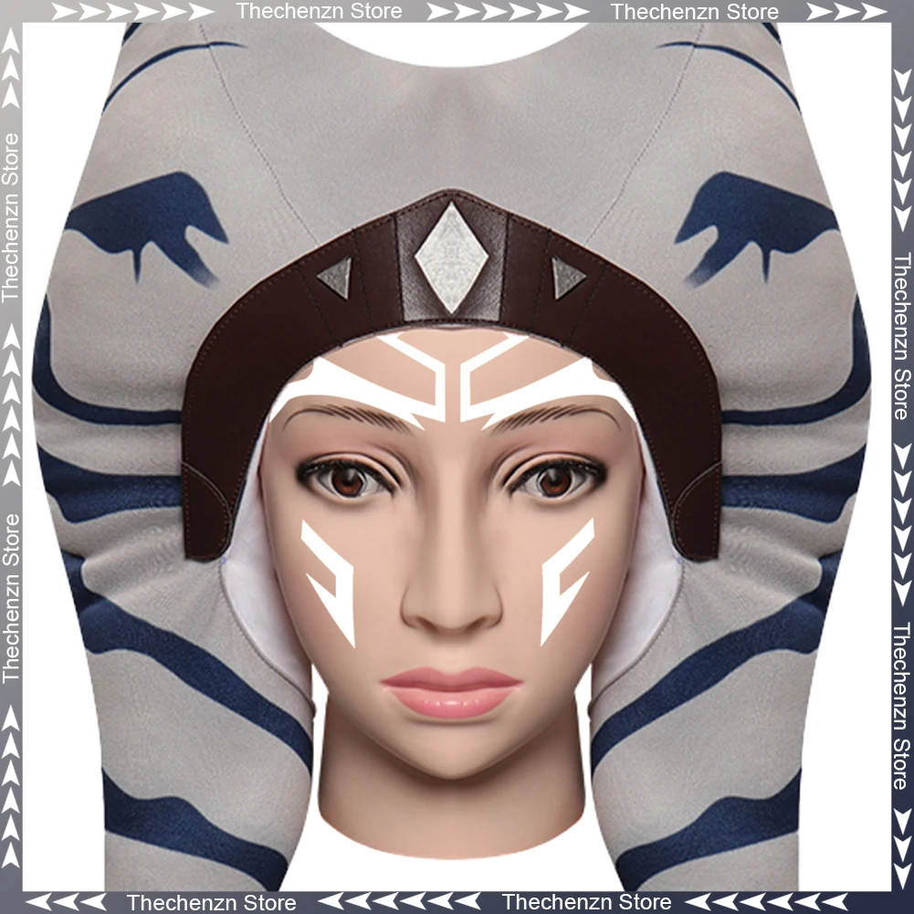 Fancy Dress Knight Asoka Face Tattoo Sticker Mask Cosplay For Women Prop Movie Space Battle Costume Accessories Halloween Prop
Fancy Dress Knight Asoka Face Tattoo Sticker Mask Cosplay For Women Prop Movie Space Battle Costume Accessories Halloween Prop