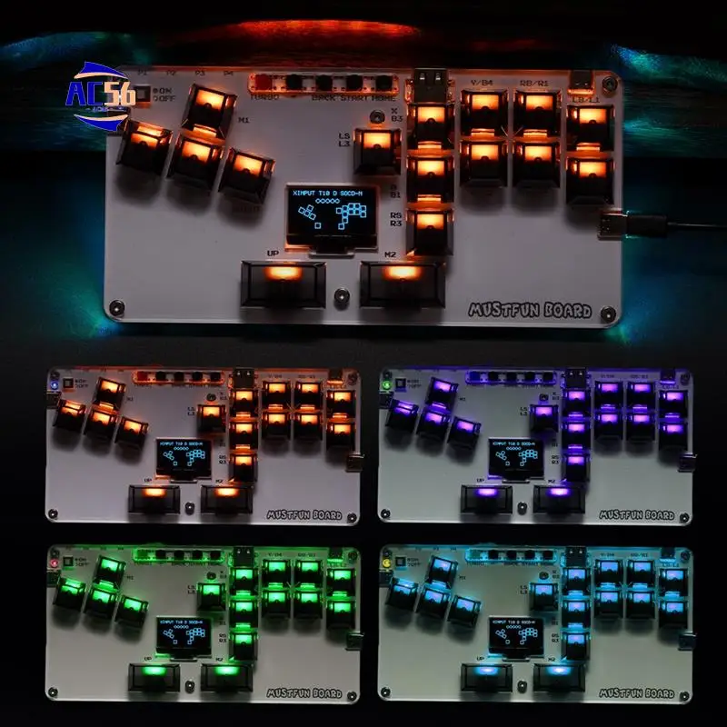 AC56-Mustfun Hitbox Controller Mini Leverless Arcade Stick Controller For PC/PS3/PS4/Switch And Fightstick Arcade Games
AC56-Mustfun Hitbox Controller Mini Leverless Arcade Stick Controller For PC/PS3/PS4/Switch And Fightstick Arcade Games