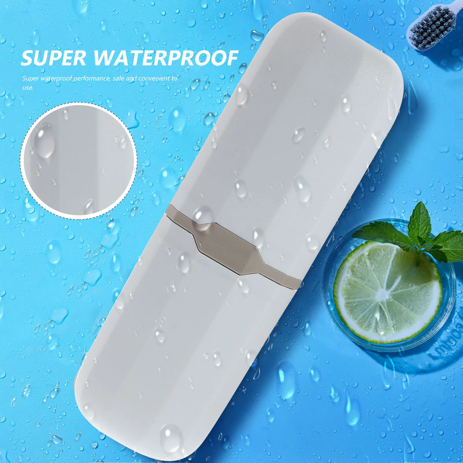 2pcs Toothbrush Portable Travel Case Mini Toothbrush Travel Storage Box Holder Eco Friendly Plastic Compact Storage Solution
2pcs Toothbrush Portable Travel Case Mini Toothbrush Travel Storage Box Holder Eco Friendly Plastic Compact Storage Solution