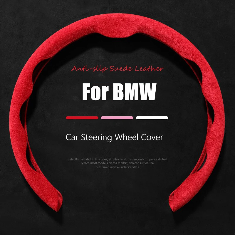 5D Car Steering Wheel Cover Non-slip Universal Car styling For BMW 1 3 5 7 Series X1 X3 X4 X5 X7 F30 F31 F32 F34 F20 F21 F07 F10
5D Car Steering Wheel Cover Non-slip Universal Car styling For BMW 1 3 5 7 Series X1 X3 X4 X5 X7 F30 F31 F32 F34 F20 F21 F07 F10