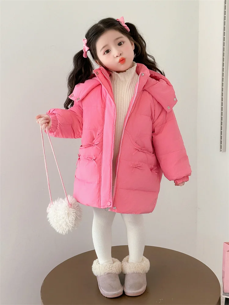 Детская зимняя куртка-пуховик для девочек, легкая, теплая, модная, симпатичная, повседневная, на молнии...
Детская зимняя куртка-пуховик для девочек, легкая, теплая, модная, симпатичная, повседневная, на молнии...