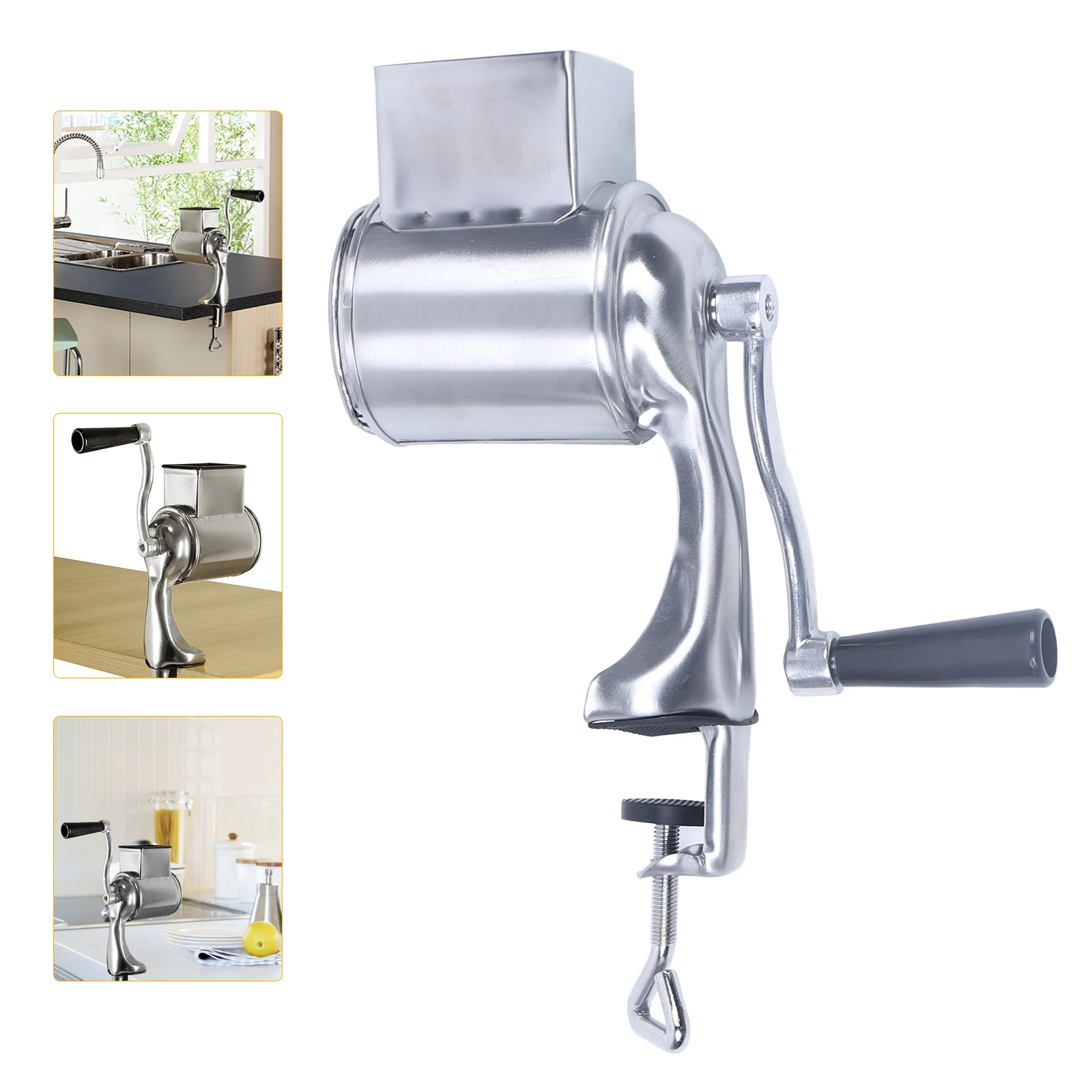 Manual Stainless Steel Rotary Grater Manual Potato Grater Grater Food Processor With 5-Drums Multifunctional Vegetable Cutter
Manual Stainless Steel Rotary Grater Manual Potato Grater Grater Food Processor With 5-Drums Multifunctional Vegetable Cutter