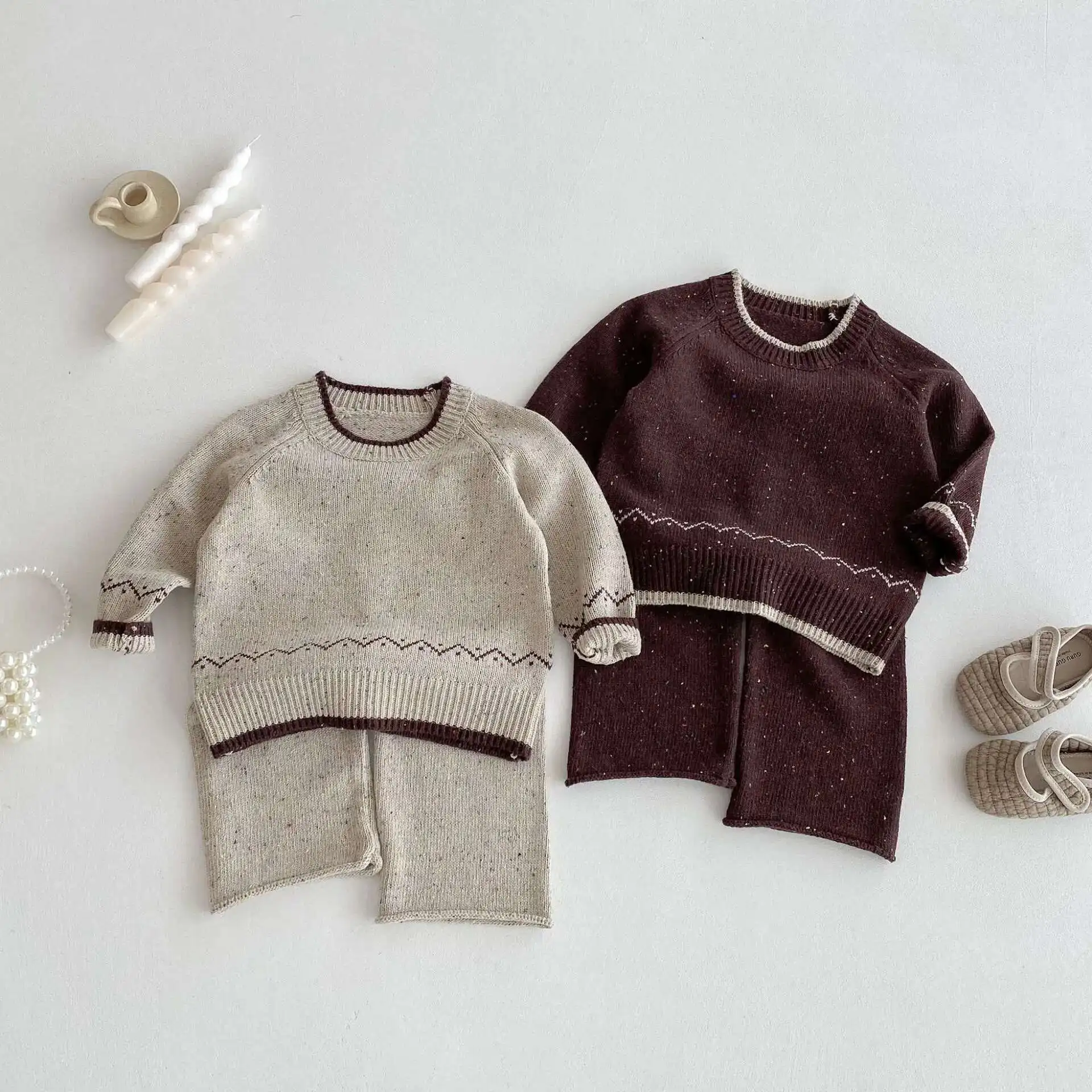 Autumn New Children Long Sleeve Knit Sweater 2pcs Suit Baby Girl Knitted Clothes Set Kids Casual Sweater Outfits
Autumn New Children Long Sleeve Knit Sweater 2pcs Suit Baby Girl Knitted Clothes Set Kids Casual Sweater Outfits