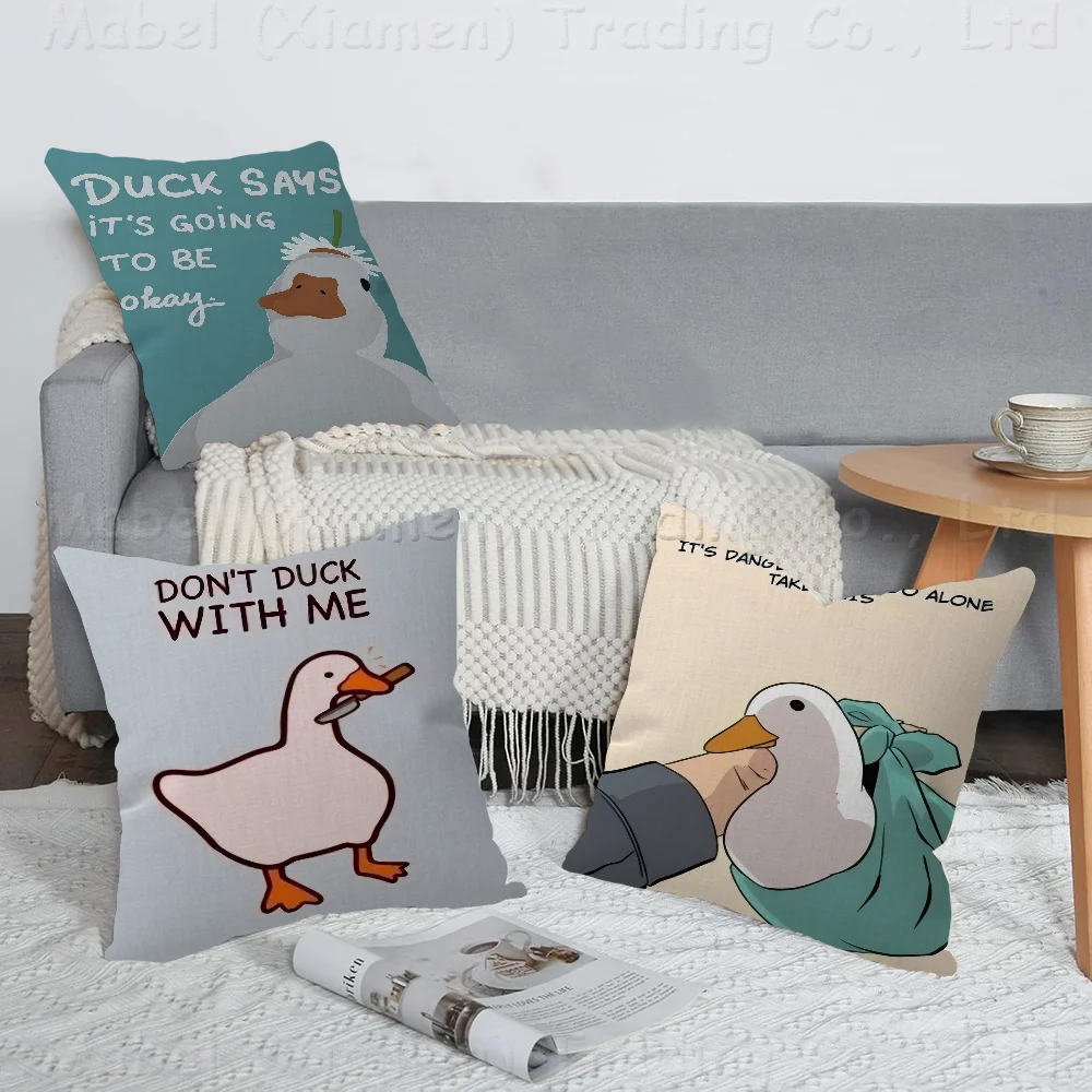 Funny Memes Duck Cushion Cover Decorative Pillow Sofa Home Decor Case Pillow Cases 
Funny Memes Duck Cushion Cover Decorative Pillow Sofa Home Decor Case Pillow Cases