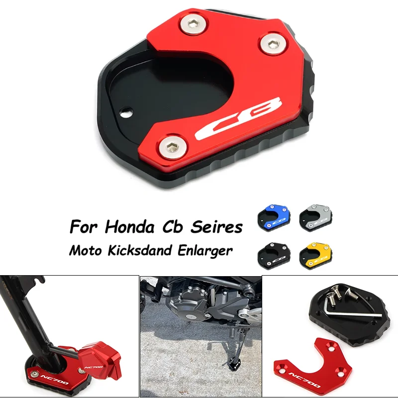 For Honda Cb500f Cb500x Cb125r Cb300r Cb400x Cb650r Cb400f Motorcycle Accessories CNC Foot Kicksdand Enlarge Side Stand Enlarger
For Honda Cb500f Cb500x Cb125r Cb300r Cb400x Cb650r Cb400f Motorcycle Accessories CNC Foot Kicksdand Enlarge Side Stand Enlarger